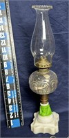 Old Oil lamp w/White base