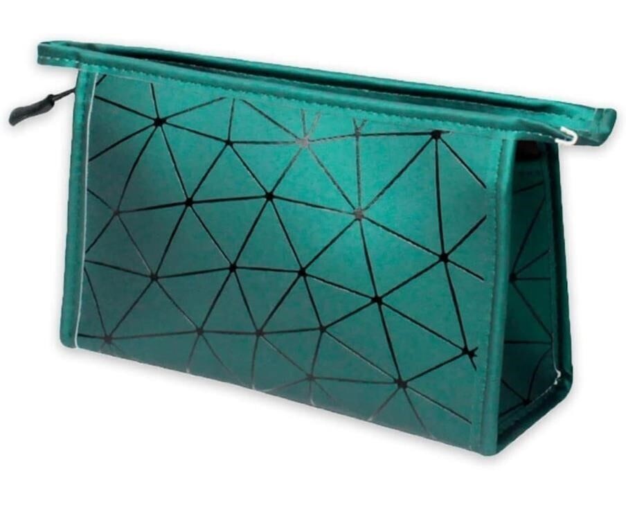 (new - size: large - green) Cosmetic Bag, Makeup