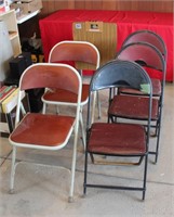 6 Pc Lot : 5 Chairs, 1 Table