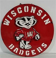 Metal Wisconsin Badgers Fantasy Art