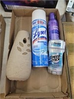 Battery operated air freshener, lysol, shampoo,