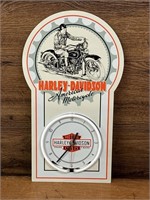 Collectible Harley Davidson clock