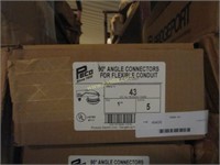 (14) Peco 1" 90° Angle Flexible Conduit Connectors