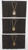 Pierre Cardin Diamond Accented Zodiac Necklaces.
