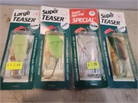 NEW 4 Various Fishing Lures