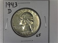 1943-D Washington Quarter