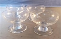Set of 4 margarita glasses