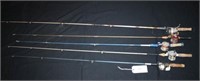 Fishing Rods and Reels-Various Brands (5 total)