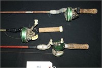 Fishing Rods (3) with Reels; Bronson; Johnsont