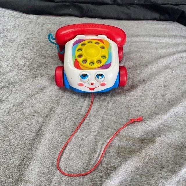 Toy Pull Along Rotary Phone