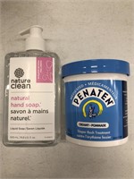 454G MEDICATED PENATEN CREAM AND NATURAL HAND