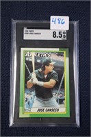 1990 Topps Jose canseco 8.5