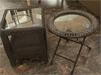 Small Wicker Accent Tables