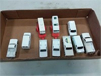 Assortment of matchbox cars