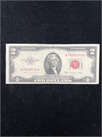 1953 B $2 Red Seal Note