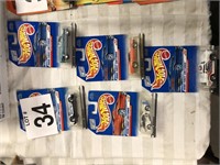 5- First Edition Hot Wheels