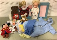 Dolls, Mickey, toys & accessories