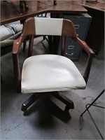 Antique Swivel Office Banker Chair The B.L.