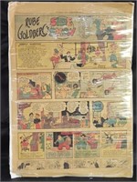 1938 Rube Goldberg’s Side Show Comic