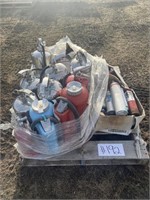 Pallet of Fire Extinguishers