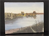 Florian Jolicoeur, Quebec Landscape, Oil On Canvas