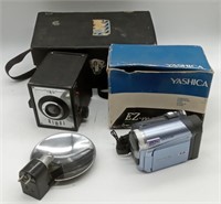 (R) Vintage Camera's Tower Box / Bag ,Yashica EZ-