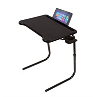 Table-Mate Ultra Folding TV Tray Table and Cup Hol