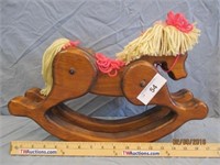 Wooden Rocking Horse  17"x11"