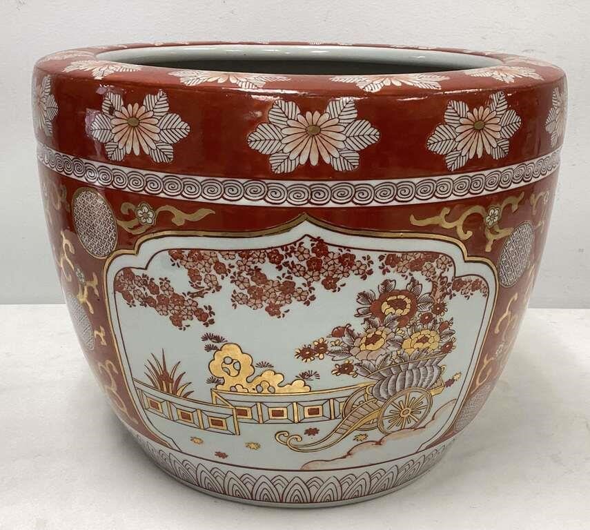 Large Japanese Porcelain Planter