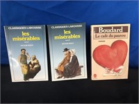 3 Classic Soft Cover Novels-,les misérables +