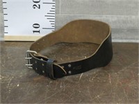 42" YORK LEATHER WEIGHT LIFTERS BELT