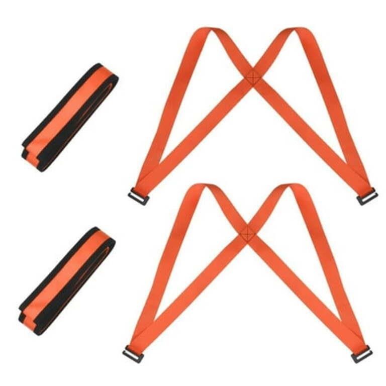 Movsou Moving Straps  500 lbs  Orange