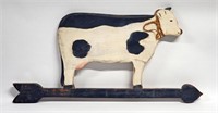 FARM HOUSE AMERICANA WOOD HOLSTEIN COW ON ARROW