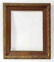 ANTIQUE GILDED GESSO, OAK FRAME NO GLASS, NO SHIP