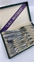 Antique "Like Mother's" child’s play flatware set