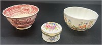 Aynsley Howard Trinket Box & Bowl And The Sowers