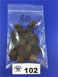 INDIAN PENNIES (80 coins)