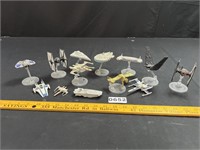 Star Wars Fighters-Most w/ Stands