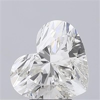 Igi Certified Heart Cut 3.71ct Vs1 Lab Diamond