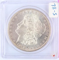Coin 1878-S Morgan Silver Dollar BU