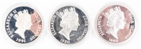 Coin 3 Cook Islands $50 Silver Commemoratives
