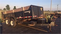 2012 Nomanco 14' tandem axle dump trailer, pintle