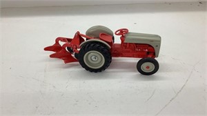 1/16 scale Ford tractor with two bottom plow