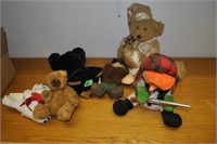 box of stuffed animals