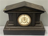 Antique Ansonia Cast Iron Case Shelf Clock