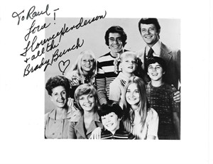 The Brady Bunch Florence Henderson signed card