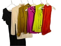 DKNY Silk Dress & 5 Tops