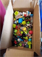 Large lot of squinkies and other small toys