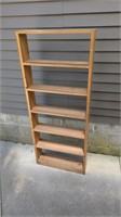 Wood Shelf 59" Tall x 24" x 6"