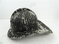 Vintage Metal Firemans Helmet (As is/Dented in